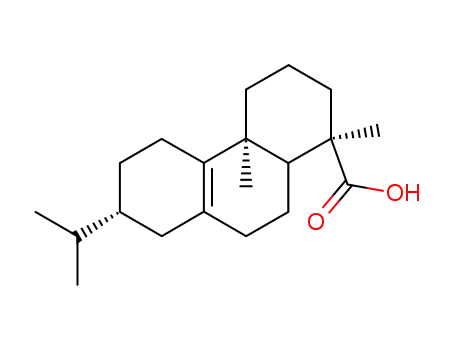 Molecular Structure of 17611-16-4 ((13β)-Abiet-8-en-18-oic acid)