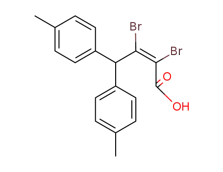 (Z)-2,3-Dibromo-4,4-di-p-tolyl-but-2-enoic acid