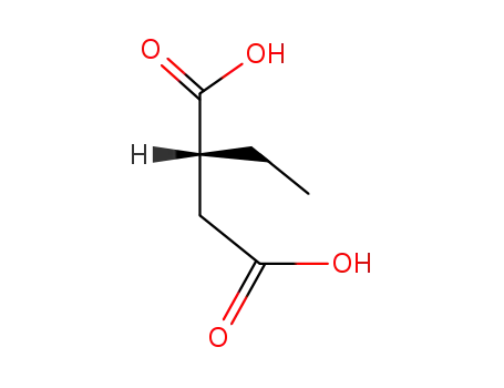 Molecular Structure of 4074-24-2 ((2R)-2-ethylbutanedioic acid)