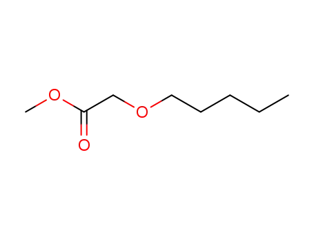 Molecular Structure of 70081-24-2 (methyl (pentyloxy)acetate)