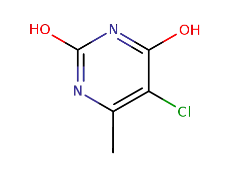 Molecular Structure of 16018-87-4 (5-CHLORO-6-METHYLURACIL)