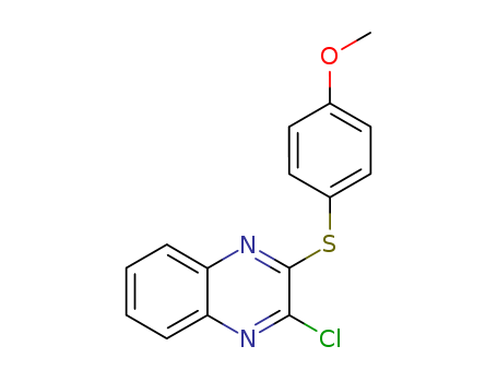 2-Chloro-3-[(4-methoxyphenyl)thio]quinoxaline