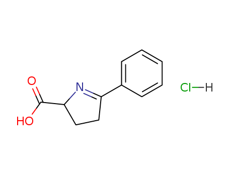 2H-Pyrrole-2-carboxylicacid, 3,4-dihydro-5-phenyl-, hydrochloride (1:1)