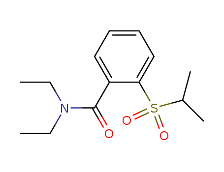 20884-72-4,N,N-Diethyl-o-(isopropylsulfonyl)benzamide,Benzamide, N,N-diethyl-o-(isopropylsulfonyl)-;