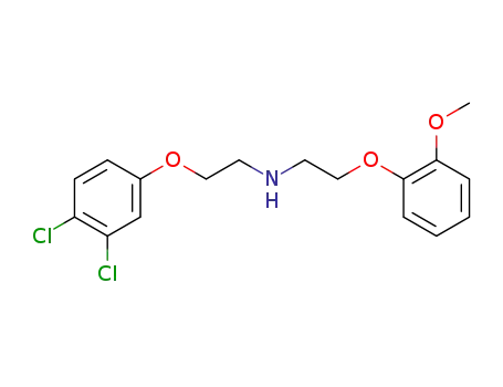 N-<2-(2-Methoxy-phenoxy)-aethyl>-2-(3,4-dichlor-phenoxy)-aethylamin
