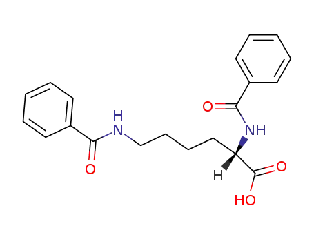 Molecular Structure of 1946-96-9 (2,6-dibenzamidohexanoic acid)
