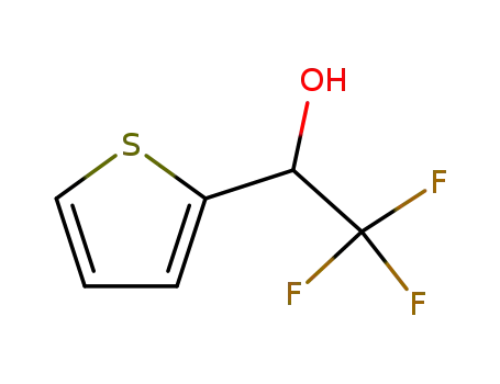 Molecular Structure of 35304-68-8 (2-Thiophenemethanol, a-(trifluoromethyl)-)