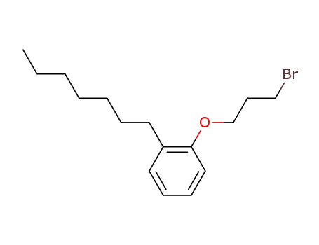 Benzene, 1-(3-bromopropoxy)-2-heptyl-