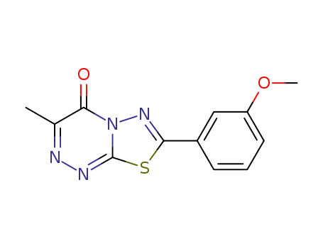 7-(3-methoxyphenyl)-3-methyl-4H-[1,3,4]thiadiazolo[2,3-c][1,2,4]triazin-4-one