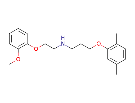 N-<2-(2-Methoxy-phenoxy)-aethyl>-3-(2,5-dimethyl-phenoxy)-propylamin
