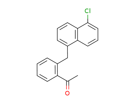 Ethanone,1-[2-[(5-chloro-1-naphthalenyl)methyl]phenyl]- cas  14944-57-1