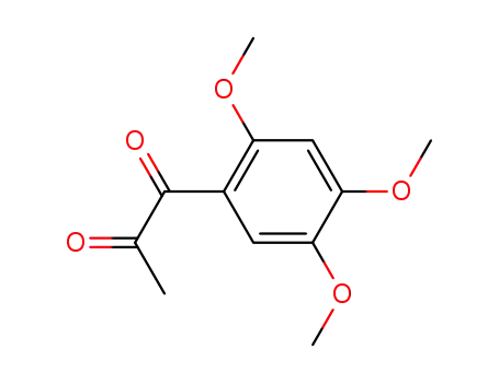 Molecular Structure of 2020-84-0 (1,2-Propanedione, 1-(2,4,5-trimethoxyphenyl)-)