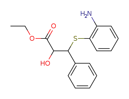 3-(2-amino-phenylsulfanyl)-2-hydroxy-3-phenyl-propionic acid ethyl ester