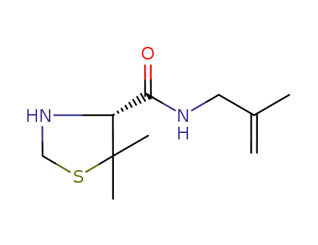 4-Thiazolidinecarboxamide,5,5-dimethyl-N-(2-methyl-2-propenyl)-,(4R)-(9CI)
