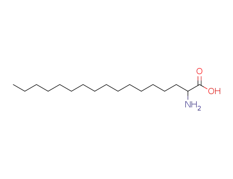Molecular Structure of 7769-80-4 (Heptadecanoic acid, 2-amino-)