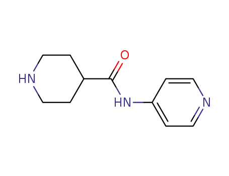 Molecular Structure of 110105-35-6 (PIPERIDINE-4-CARBOXYLIC ACID PYRIDIN-4-YLAMIDE)
