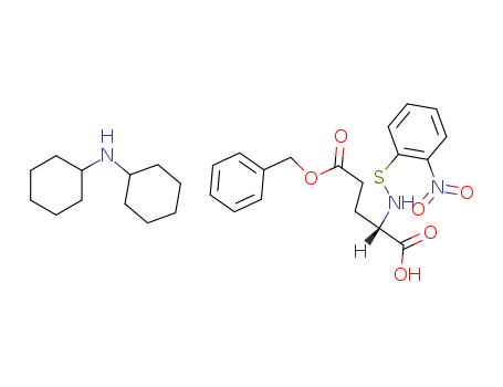 5-Benzyl N-((2-nitrophenyl)thio)-2-aminoglutarate, compound with N-dicyclohexylamine (1:1)