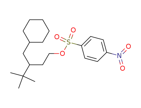 4-Nitro-benzenesulfonic acid 3-cyclohexylmethyl-4,4-dimethyl-pentyl ester