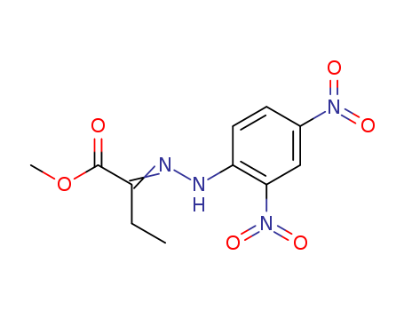 Butanoic acid, 2-[(2,4-dinitrophenyl)hydrazono]-, methyl ester
