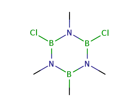 Molecular Structure of 7387-21-5 (Borazine, 2,4-dichloro-1,3,5,6-tetramethyl-)