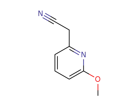 Molecular Structure of 1000512-48-0 (2-(6-methoxypyridin-2-yl)acetonitrile)