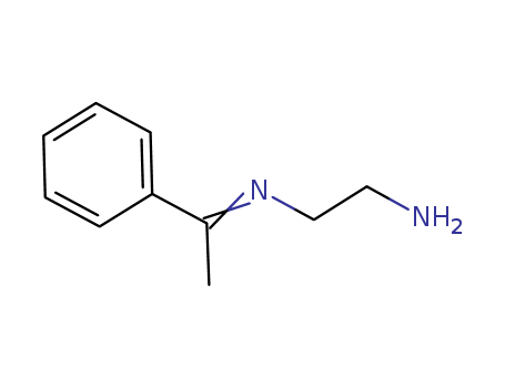 Molecular Structure of 112291-92-6 (1,2-Ethanediamine, N-(1-phenylethylidene)-)