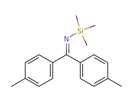 Molecular Structure of 17863-66-0 (Silanamine, N-[bis(4-methylphenyl)methylene]-1,1,1-trimethyl-)