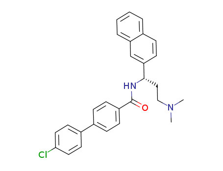 [1,1'-Biphenyl]-4-carboxamide, 4'-chloro-N-[(1S)-3-(dimethylamino)-1-(2-naphthalenyl)propyl]-