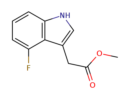 1H-Indole-3-acetic acid, 4-fluoro-, methyl ester