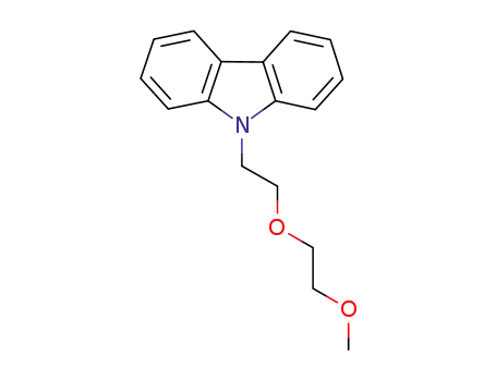 Molecular Structure of 197297-41-9 (9-(2-(2-methoxyethoxy)ethyl)-9H-carbazole)
