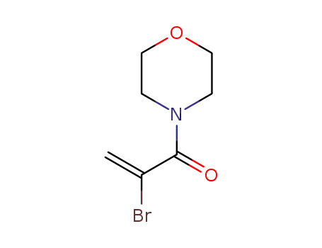 Molecular Structure of 353476-50-3 (Morpholine, 4-(2-bromo-1-oxo-2-propenyl)- (9CI))