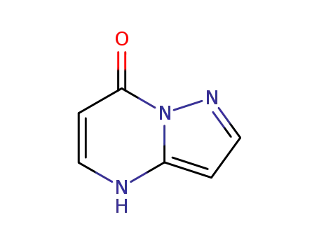 Molecular Structure of 29274-23-5 (4H-PYRAZOLO[1,5-A]PYRIMIDIN-7-ONE)