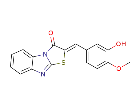 (2Z)-2-(3-hydroxy-4-methoxybenzylidene)[1,3]thiazolo[3,2-a]benzimidazol-3(2H)-one