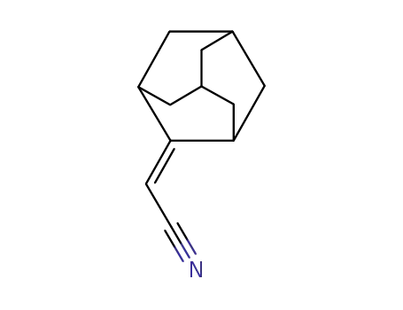 Molecular Structure of 38121-89-0 (acetonitrile, tricyclo[3.3.1.1~3,7~]dec-2-ylidene-)