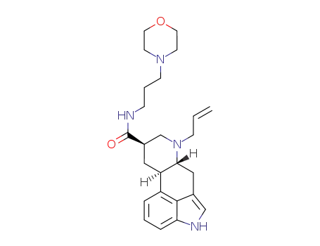 Molecular Structure of 1419268-44-2 ((5R,8R,10R)-6-allyl-N-[3-(morpholino)propyl]ergoline-8-carboxamide)