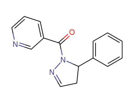 121306-57-8,3-[(5-phenyl-4,5-dihydro-1H-pyrazol-1-yl)carbonyl]pyridine,1H-Pyrazole,4,5-dihydro-5-phenyl-1-(3-pyridinylcarbonyl)- (9CI)