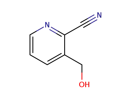 Molecular Structure of 131747-56-3 (3-(Hydroxymethyl)-2-pyridinecarbonitrile)