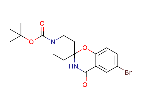 6-Bromospiro[1,3-benzoxazine-2,4'-piperidine]-4(3H)-one, N-BOC protected 95%