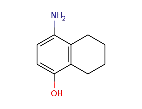 Molecular Structure of 22658-04-4 (1-Naphthalenol, 4-amino-5,6,7,8-tetrahydro-)