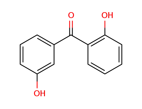 Molecular Structure of 611-76-7 (2,3'-Dihydroxybenzophenone)