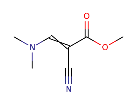 Molecular Structure of 1187-27-5 (METHYL 2-CYANO-3-(DIMETHYLAMINO)ACRYLATE)