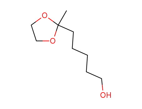 Molecular Structure of 36651-23-7 (2-Methyl-1,3-dioxolane-2-(1-pentanol))
