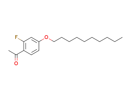 Molecular Structure of 203066-87-9 (4'-N-DECYLOXY-2'-FLUOROACETOPHENONE)