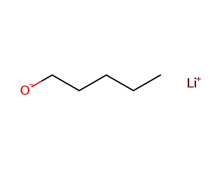 Molecular Structure of 34689-95-7 (1-Pentanol, lithium salt)
