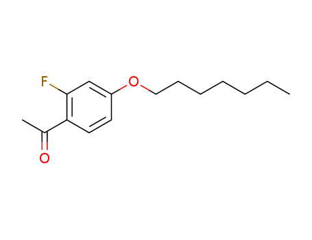 1-(2-fluoro-4-heptoxyphenyl)ethanone