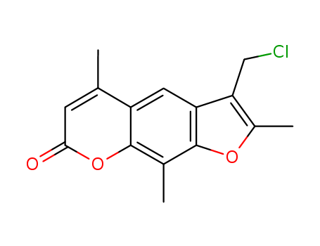 7H-Furo[3,2-g][1]benzopyran-7-one,3-(chloromethyl)-2,5,9-trimethyl- cas  62442-57-3