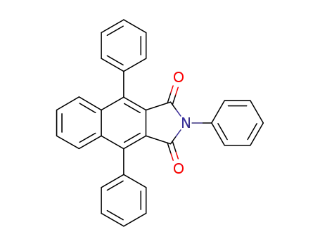 Molecular Structure of 4209-87-4 (1H-Benz[f]isoindole-1,3(2H)-dione, 2,4,9-triphenyl-)