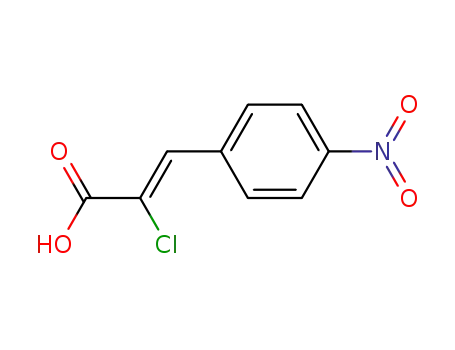 α-chloro-4-nitro-<i>trans</i>-cinnamic acid