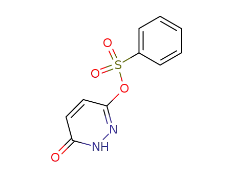 Molecular Structure of 16771-17-8 (6-oxo-1,6-dihydropyridazin-3-yl benzenesulfonate)