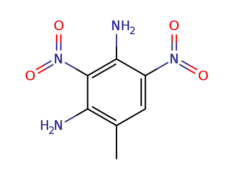 Molecular Structure of 56850-44-3 (4-methyl-2,6-dinitro-<i>m</i>-phenylenediamine)